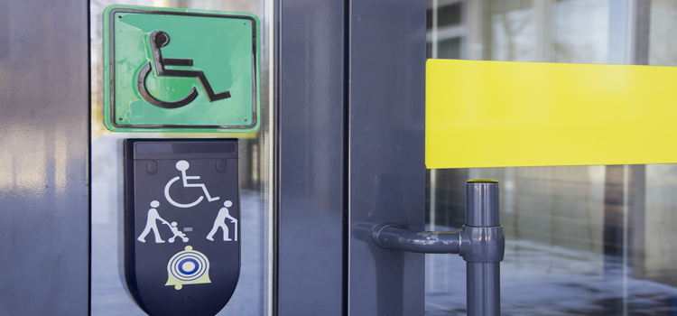 automatic handicap door opener in San Leandro